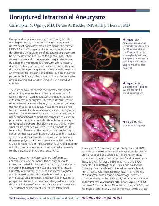Cover of the Spring 2016 Neurovascular News